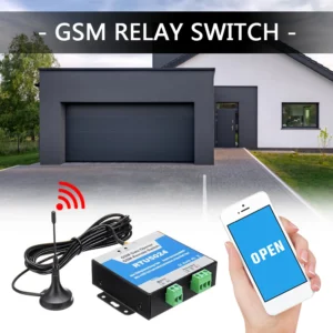 RTU5024 GSM Gate Opener – Wireless Relay Switch with Antenna