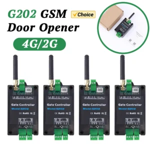 2G GSM Gate Opener – Remote Control Relay Switch for Door Access