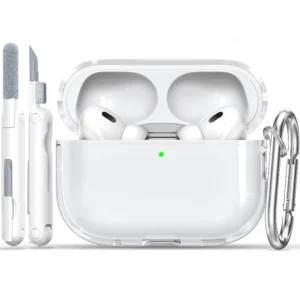 AirPods Pro 2 Slim Case – Portable Hook + Cleaning Tool