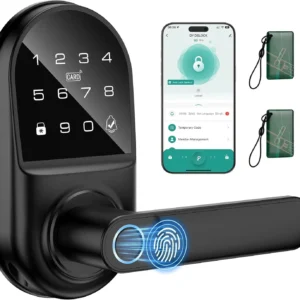 Smart Keyless Door Lock – Fingerprint + App Control + Doorbell
