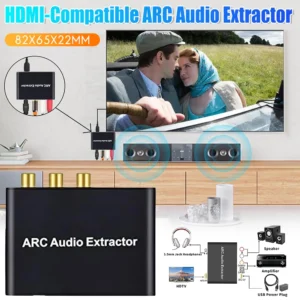 HDMI ARC to Optical/RCA Converter – Stereo Out