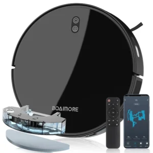 Robotic Vacuum & Mop – Strong Suction, Self‑Charging, Pet‑Ready